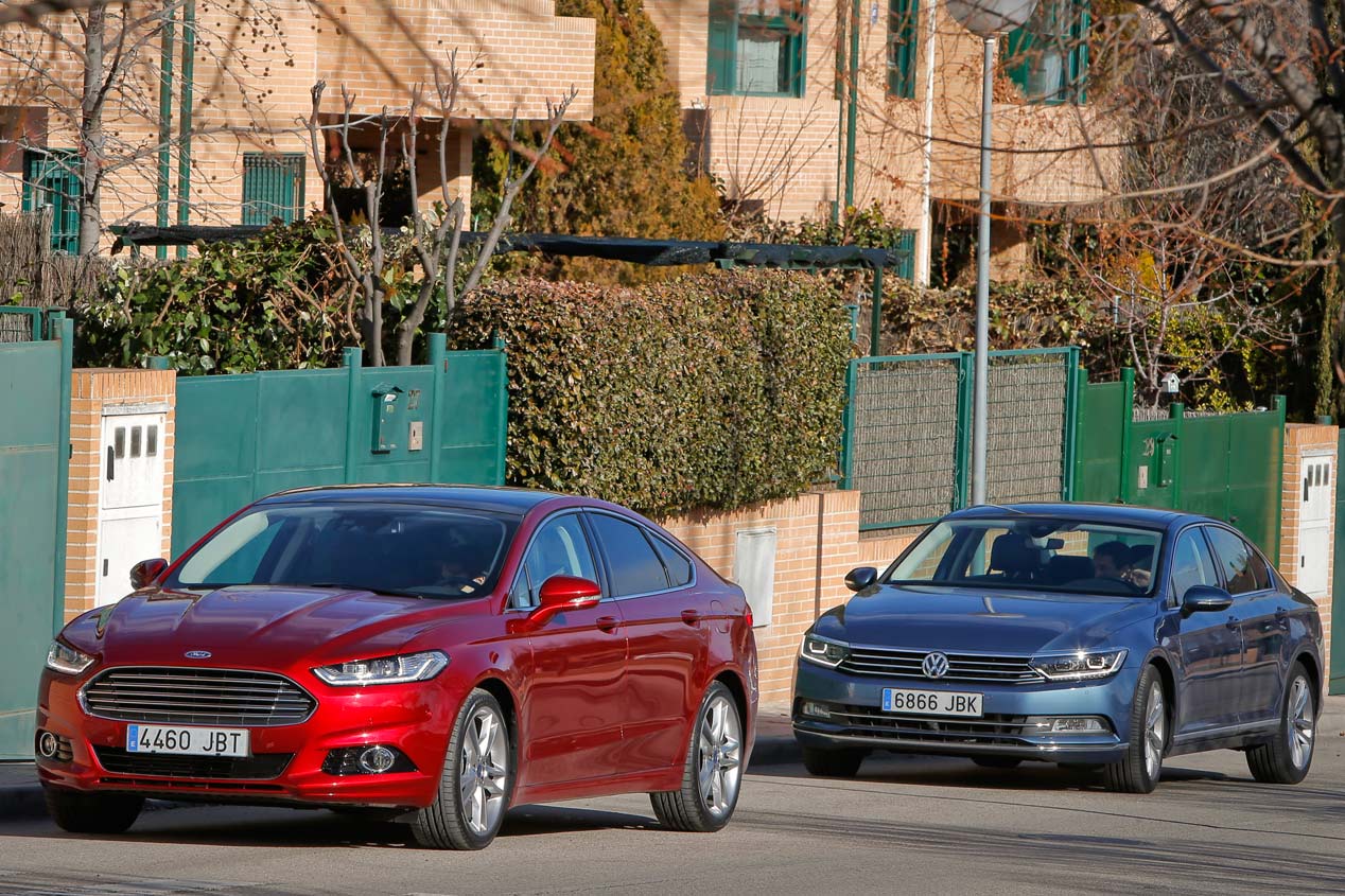 Comparativa: Ford Mondeo 2.0 TDCi vs VW Passat 2.0 TDI DSG