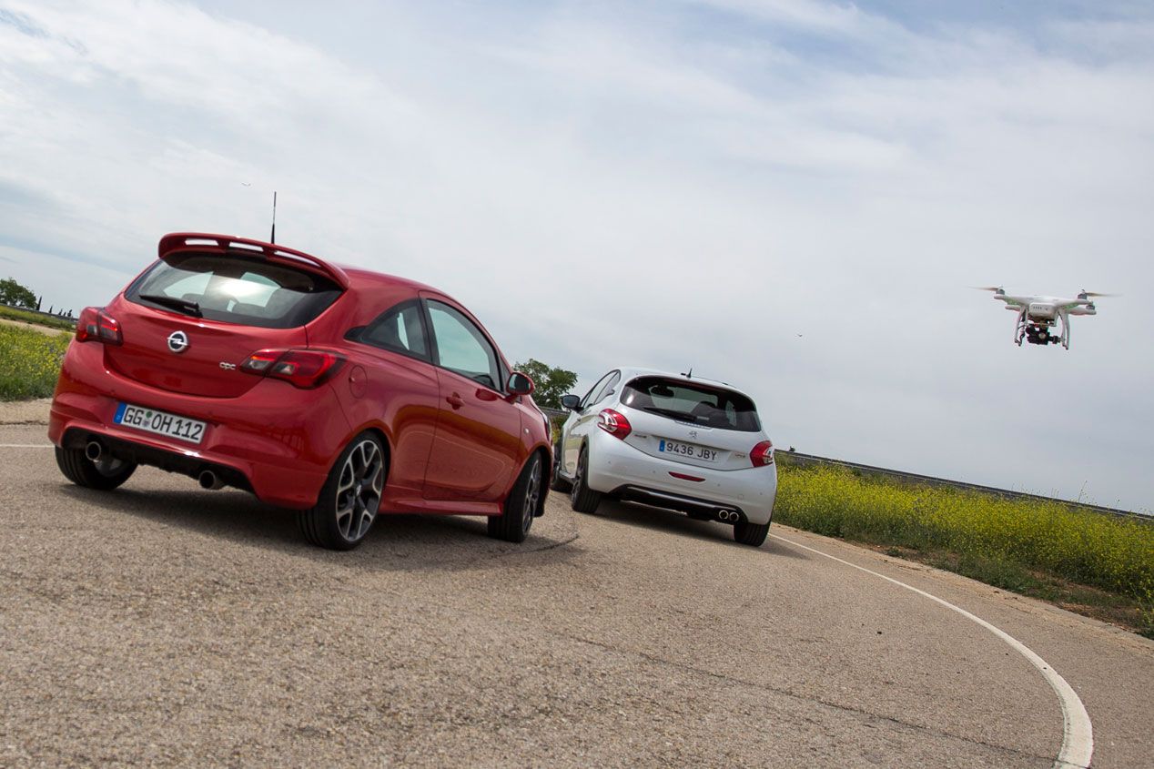 Opel Corsa OPC vs Peugeot 208 GTI 30th, en vídeo