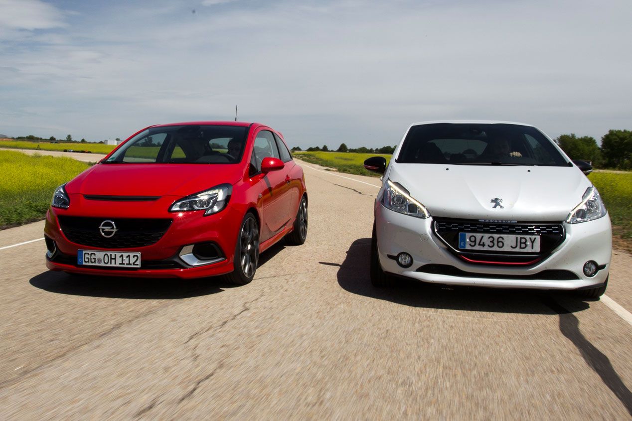 Opel Corsa OPC vs Peugeot 208 GTI 30th, en vídeo