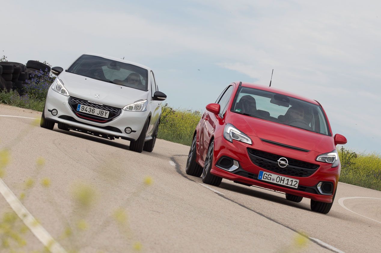 Opel Corsa OPC vs Peugeot 208 GTI 30th, en vídeo