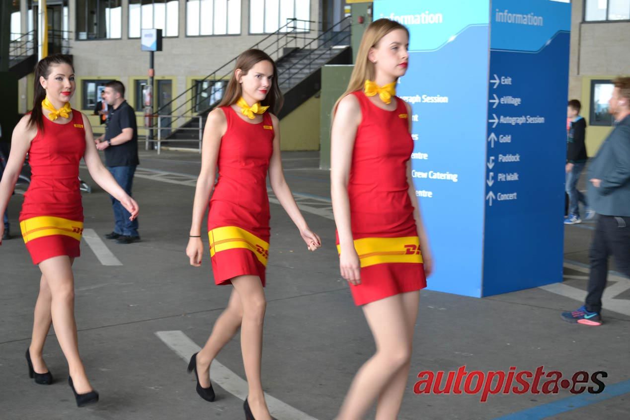 Las chicas de la Fórmula E en Berlín