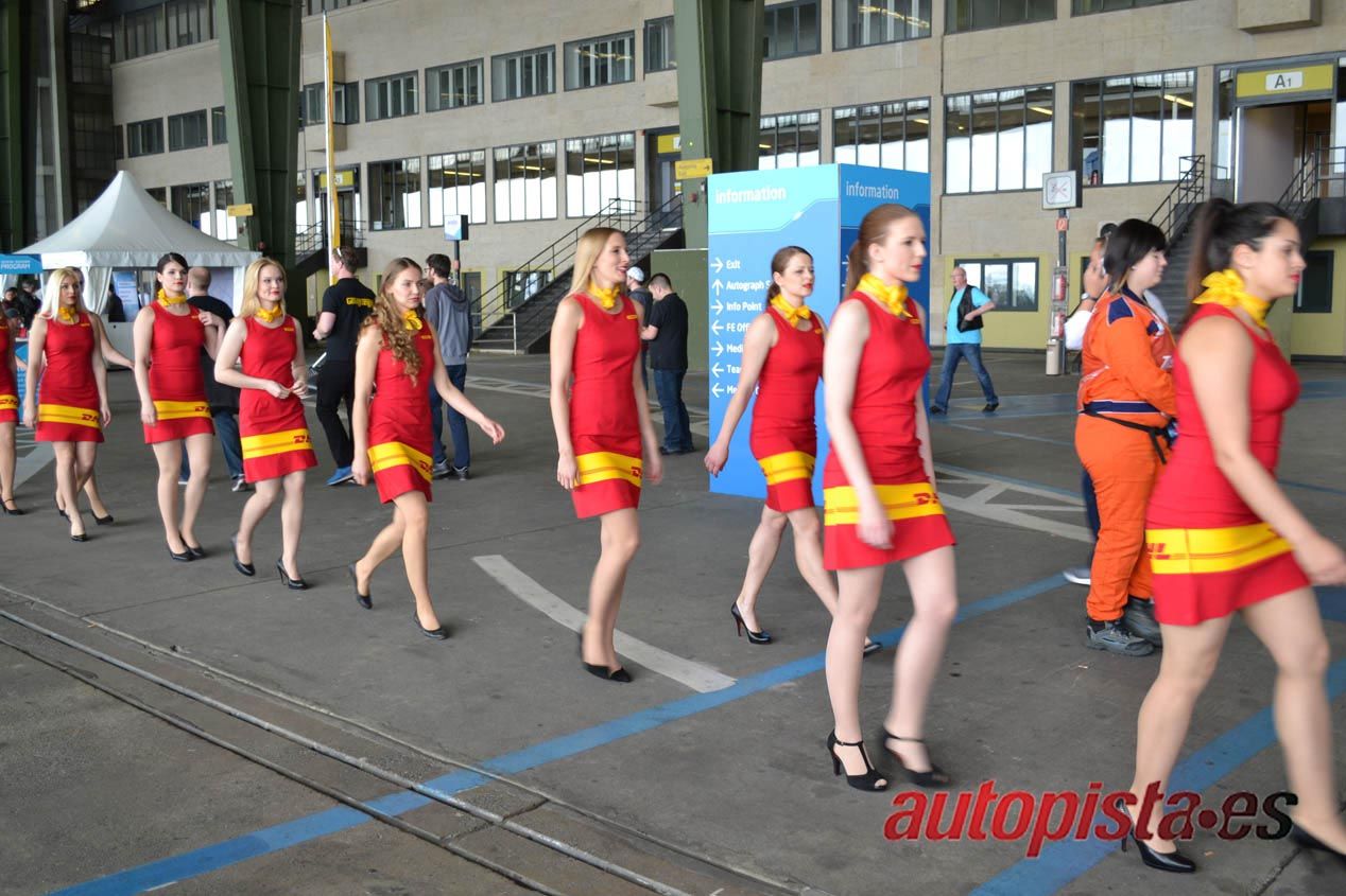 Las chicas de la Fórmula E en Berlín