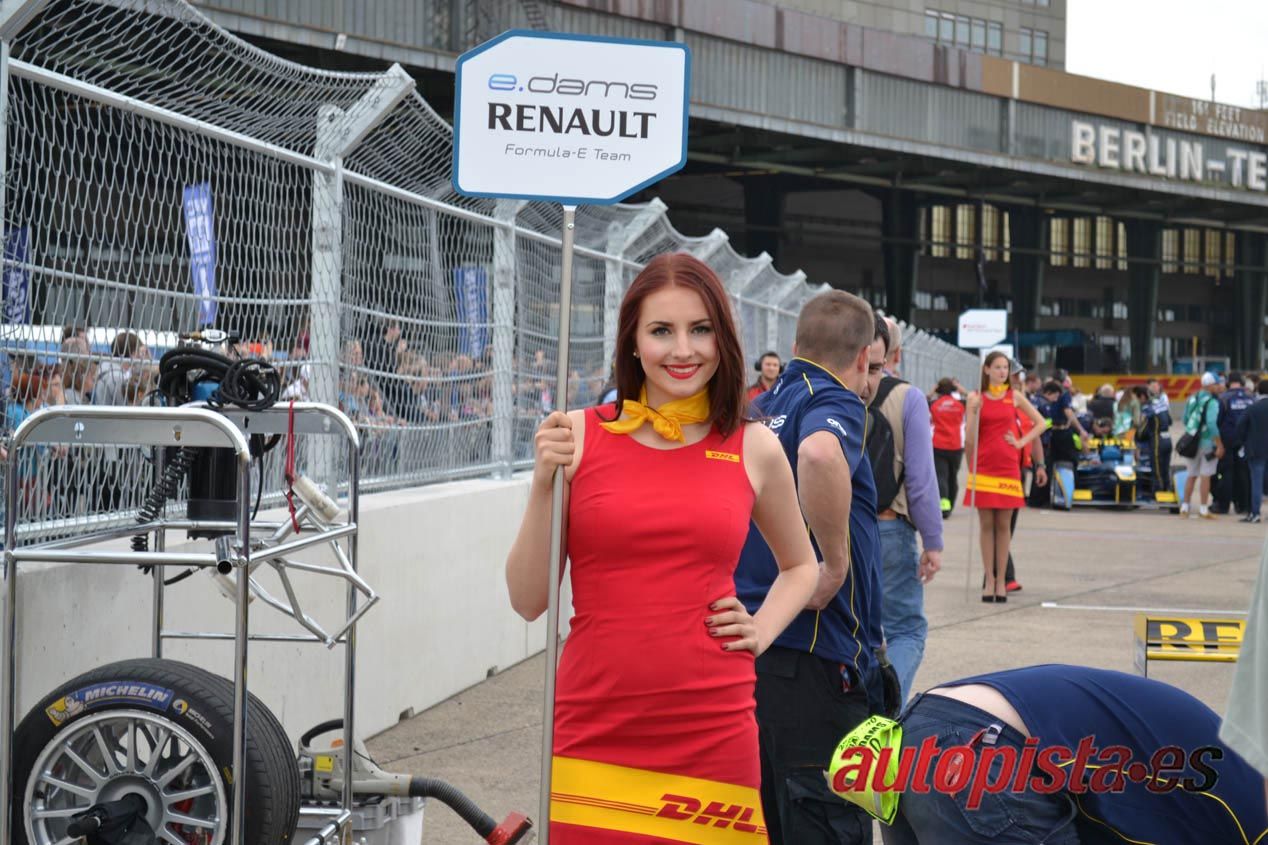 Las chicas de la Fórmula E en Berlín