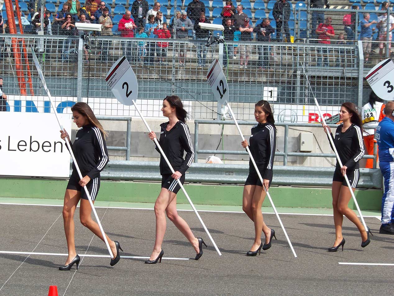Las chicas del DTM en Lausitzring
