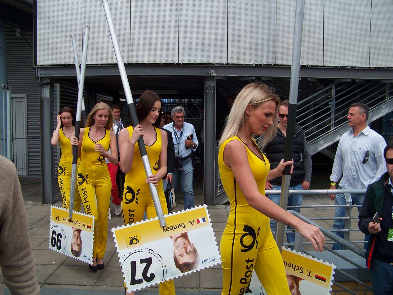 Las chicas del DTM en Lausitzring