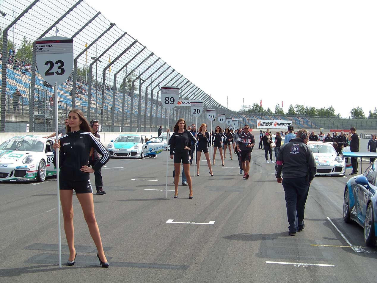Las chicas del DTM en Lausitzring