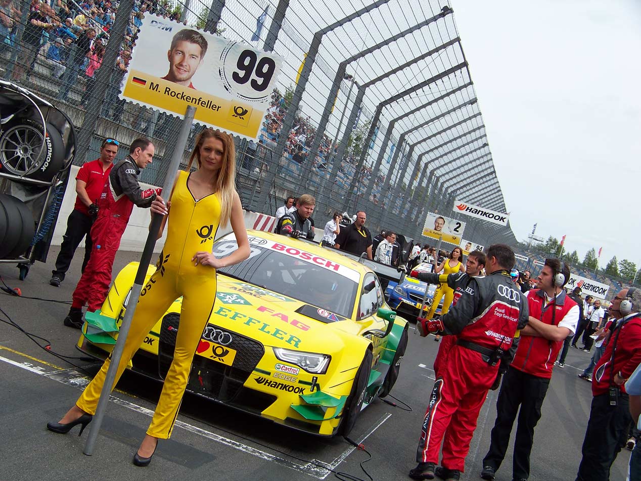 Las chicas del DTM en Lausitzring