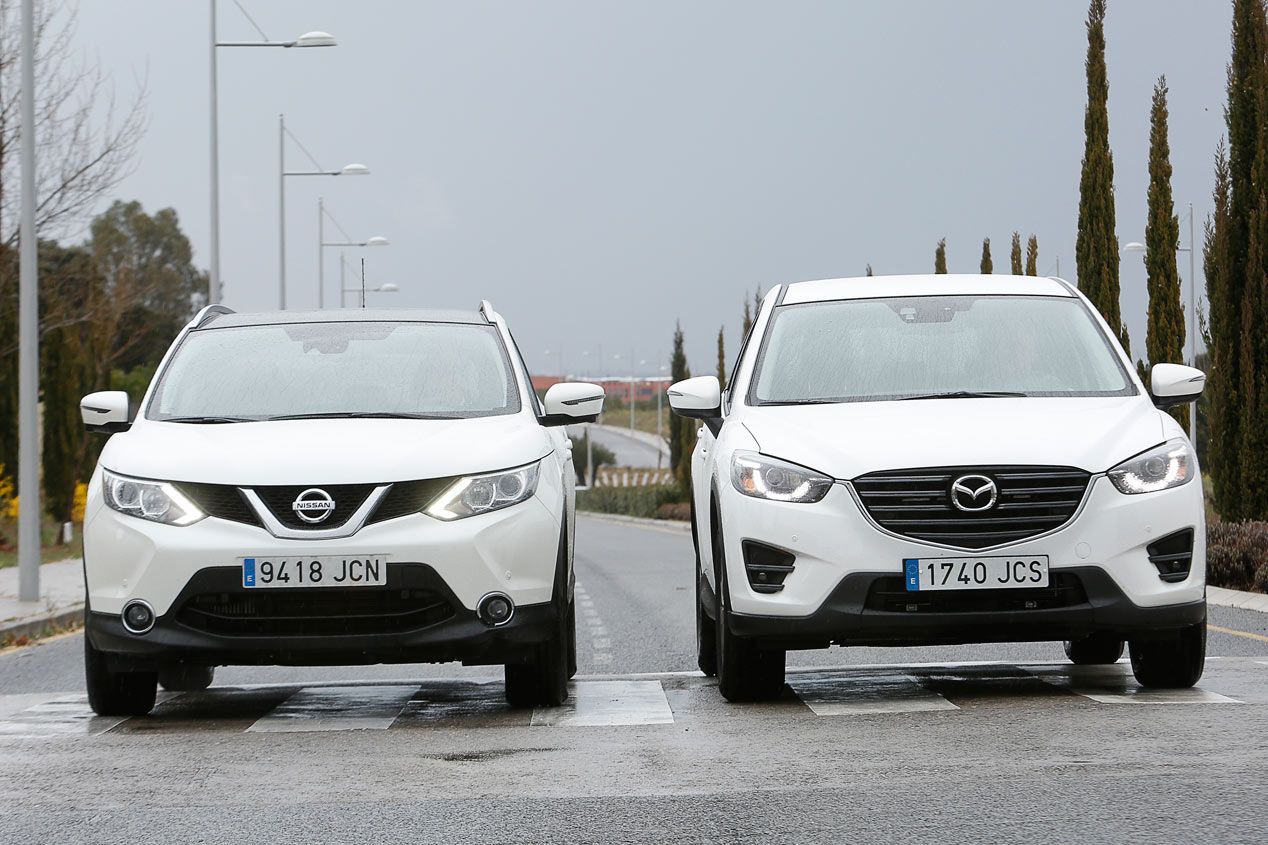 Comparativa: Mazda CX-5 2.0 Skyactiv-G vs Nissan Qashqai 1.6 DIG-T