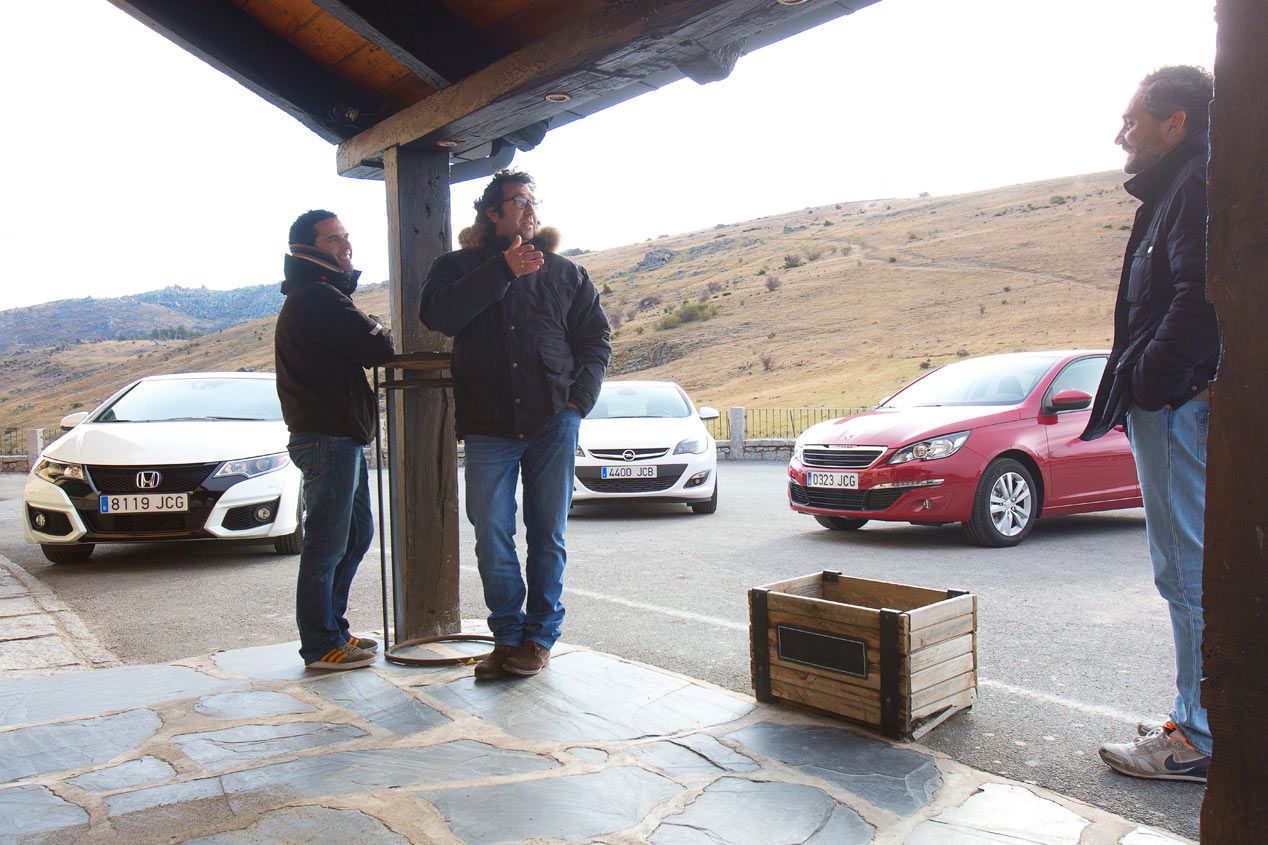 Comparativa: Honda Civic 1.6 i-DTEC vs Opel Astra 1.6 CDTi y Peugeot 308 1.6 BlueHDI