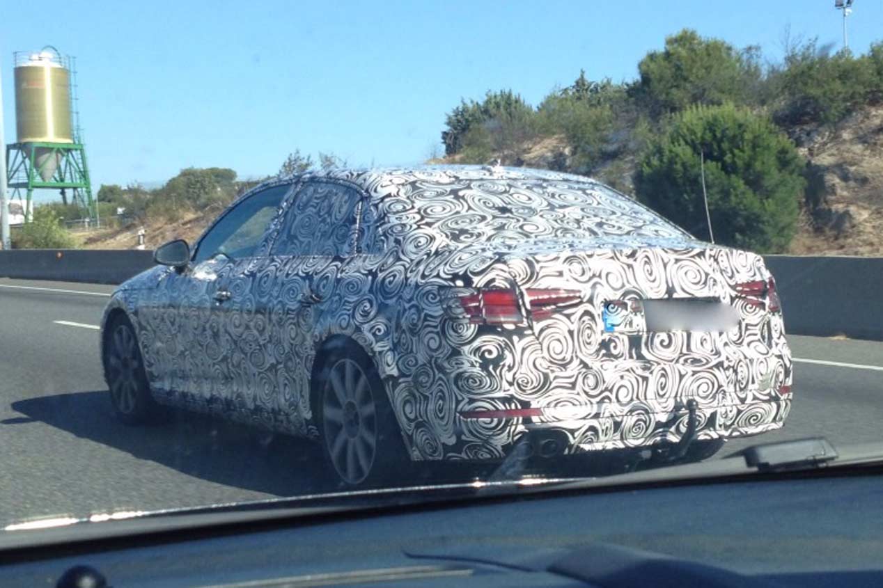 Audi A4 2015, fotos espía