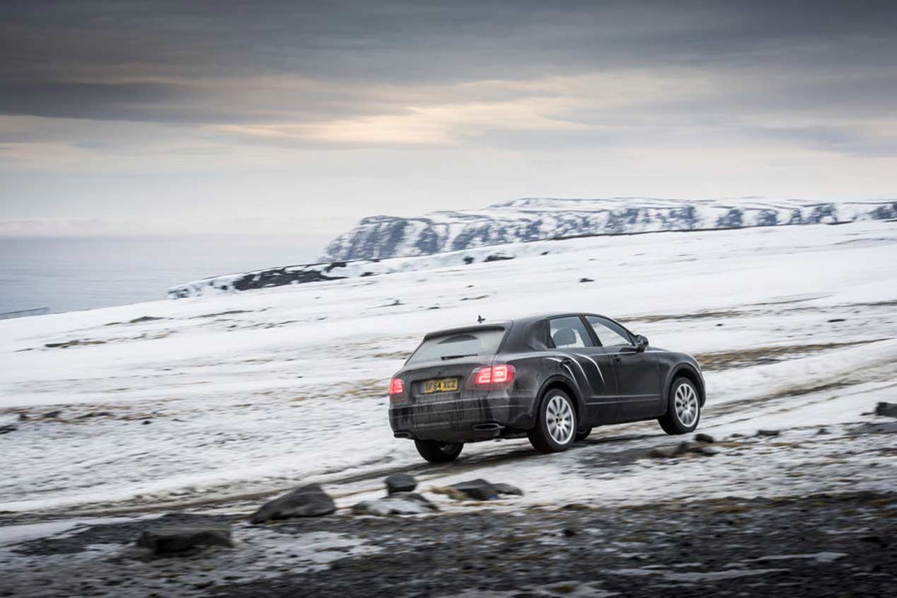 Primera prueba: Bentley Bentayga, en el infierno del Cabo Norte