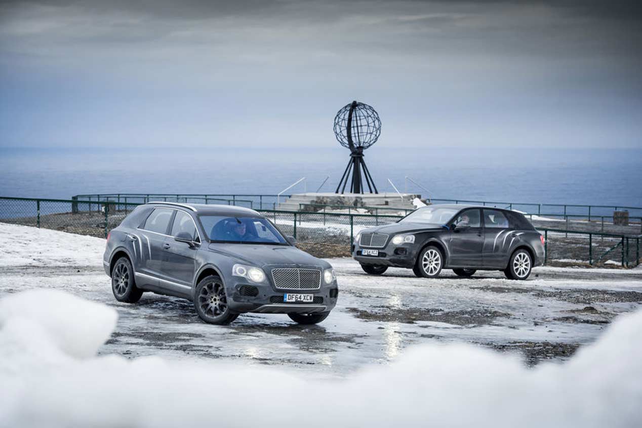 Primera prueba: Bentley Bentayga, en el infierno del Cabo Norte