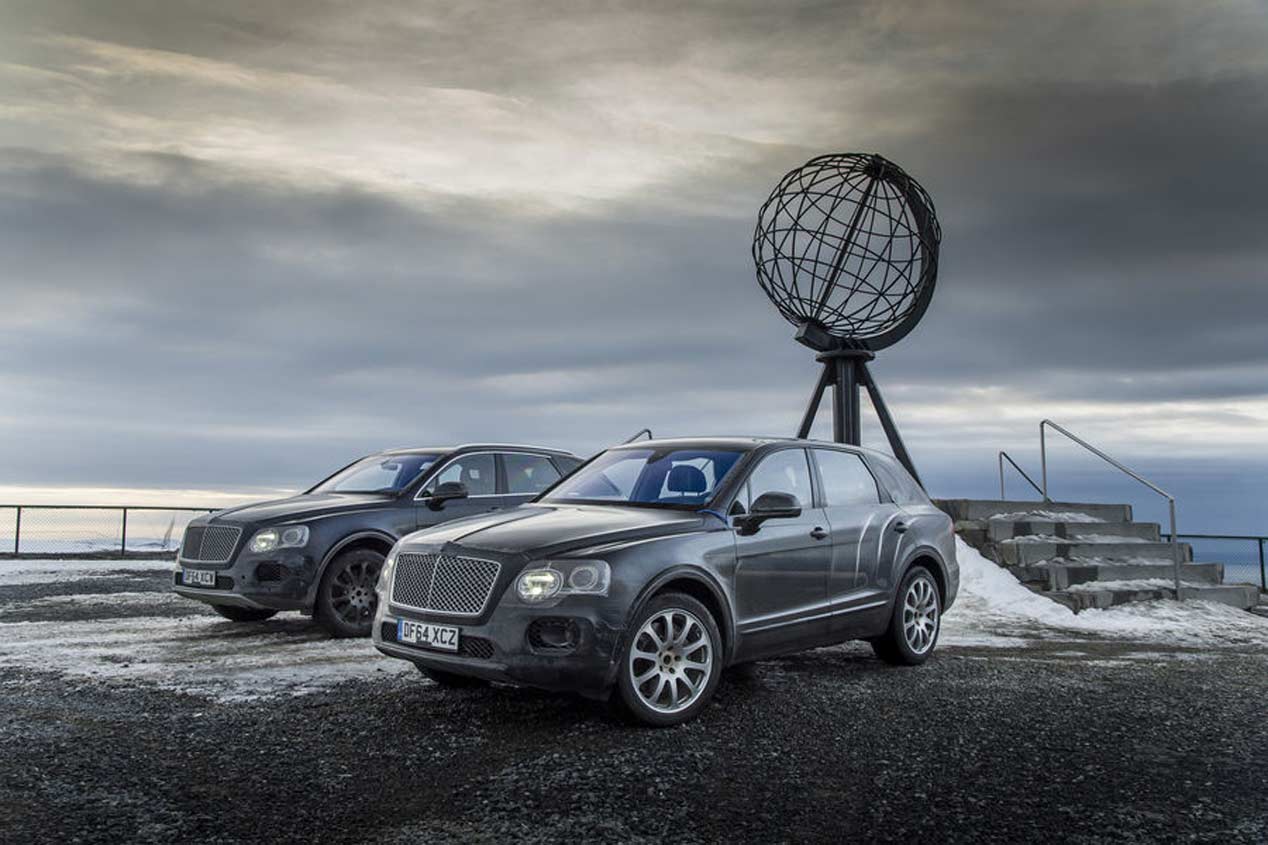 Primera prueba: Bentley Bentayga, en el infierno del Cabo Norte