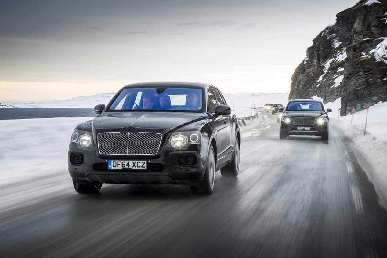 Primera prueba: Bentley Bentayga, en el infierno del Cabo Norte