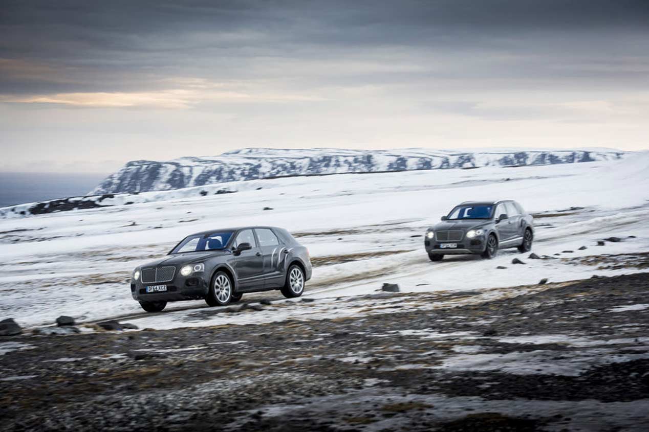 Primera prueba: Bentley Bentayga, en el infierno del Cabo Norte