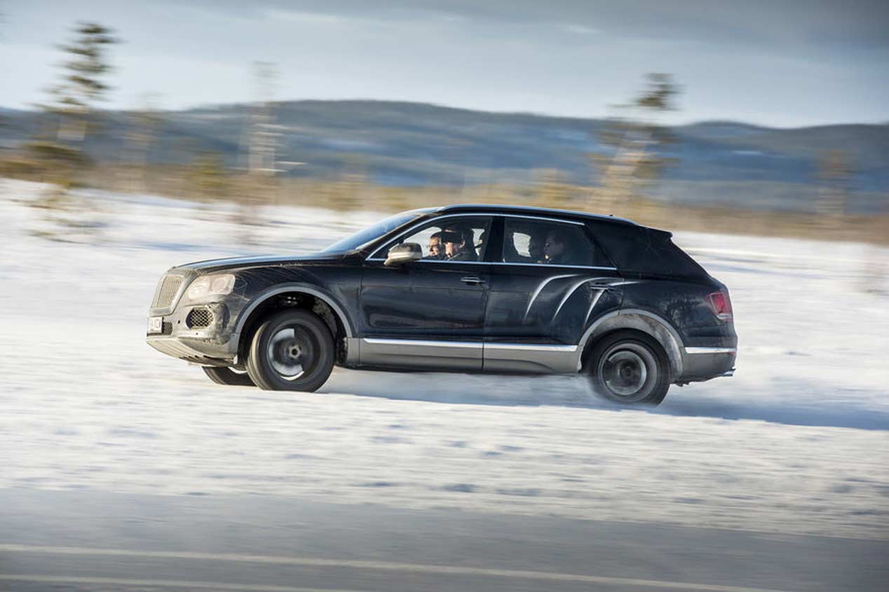 Primera prueba: Bentley Bentayga, en el infierno del Cabo Norte