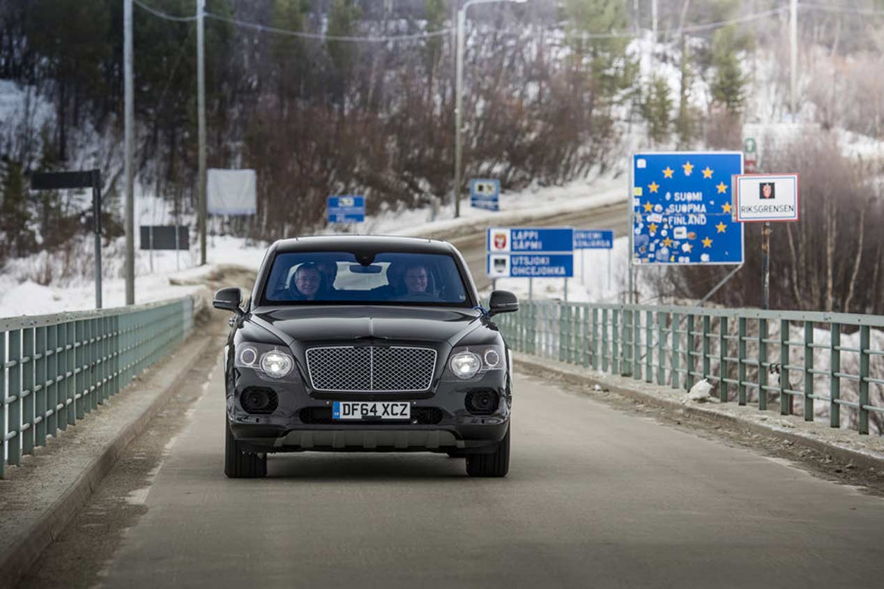 Primera prueba: Bentley Bentayga, en el infierno del Cabo Norte