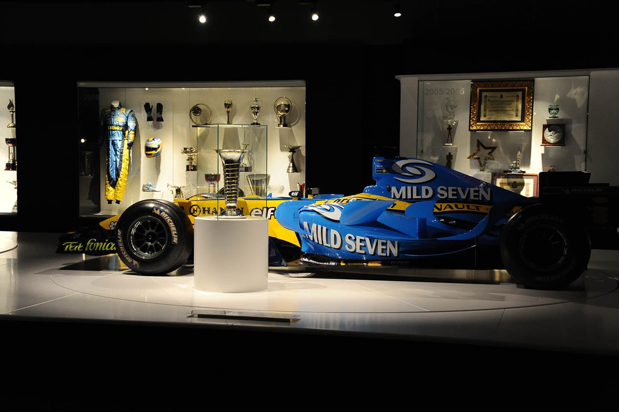 El museo-circuito de Fernando Alonso en Oviedo abre sus puertas