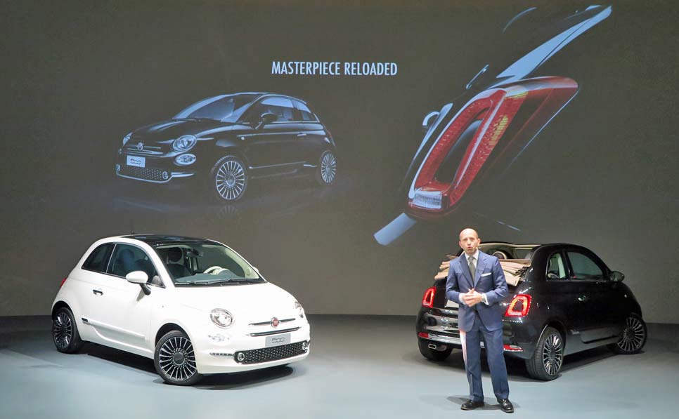 Presentación del Nuevo Fiat 500 2016 en Italia