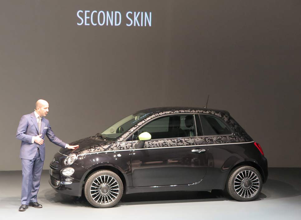 Presentación del Nuevo Fiat 500 2016 en Italia