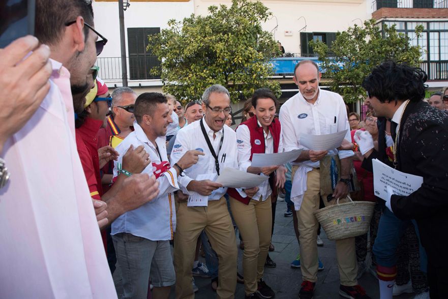 Land Rover Discovery Challenge 2015, Famosos en acción