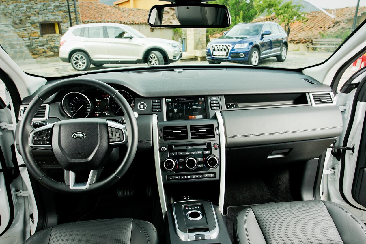 Audi Q5 2.0 TDI Quattro S Tronic vs BMW X3 xDrive 20D Aut. y Land Rover Discovery Sport 2.2 SD4 4x4 Aut.