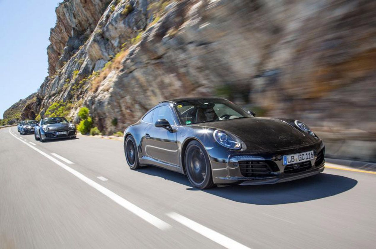 El actualizado Porsche 911, de camuflaje por Sudáfrica