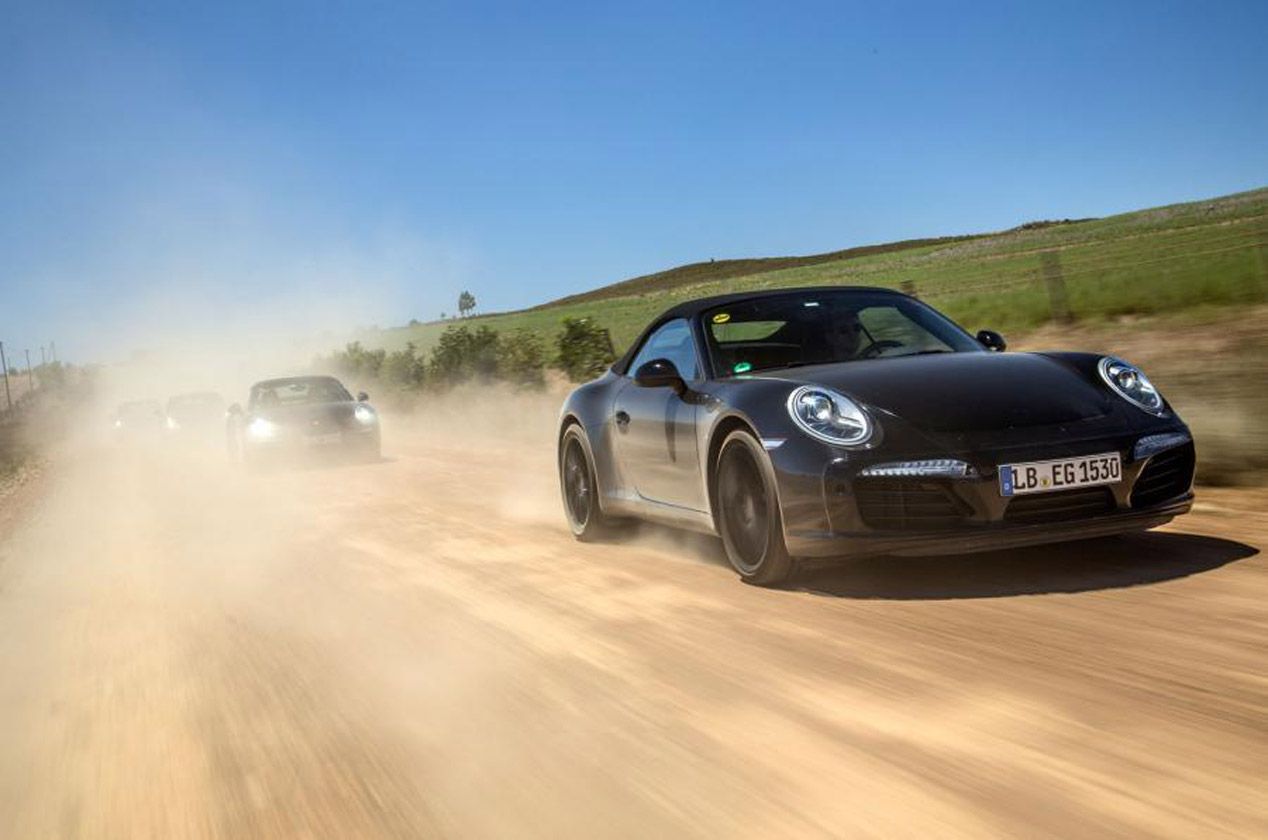 El actualizado Porsche 911, de camuflaje por Sudáfrica
