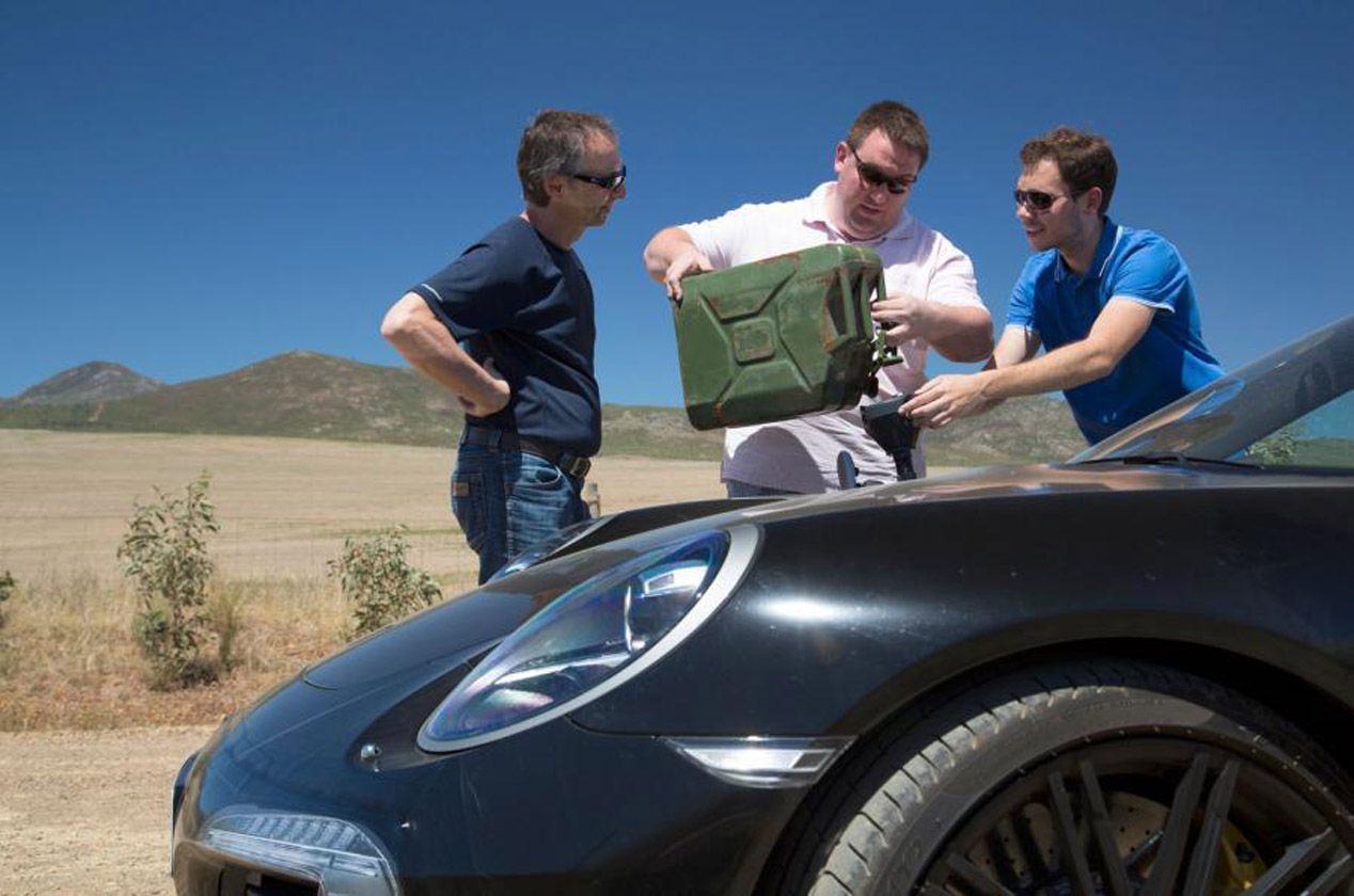 El actualizado Porsche 911, de camuflaje por Sudáfrica