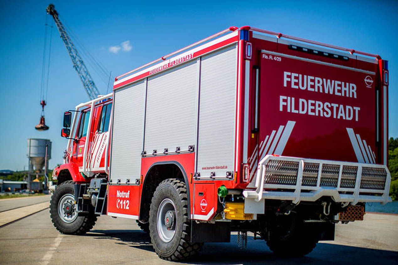 Mercedes Zetros, preparado para combatir los incendios