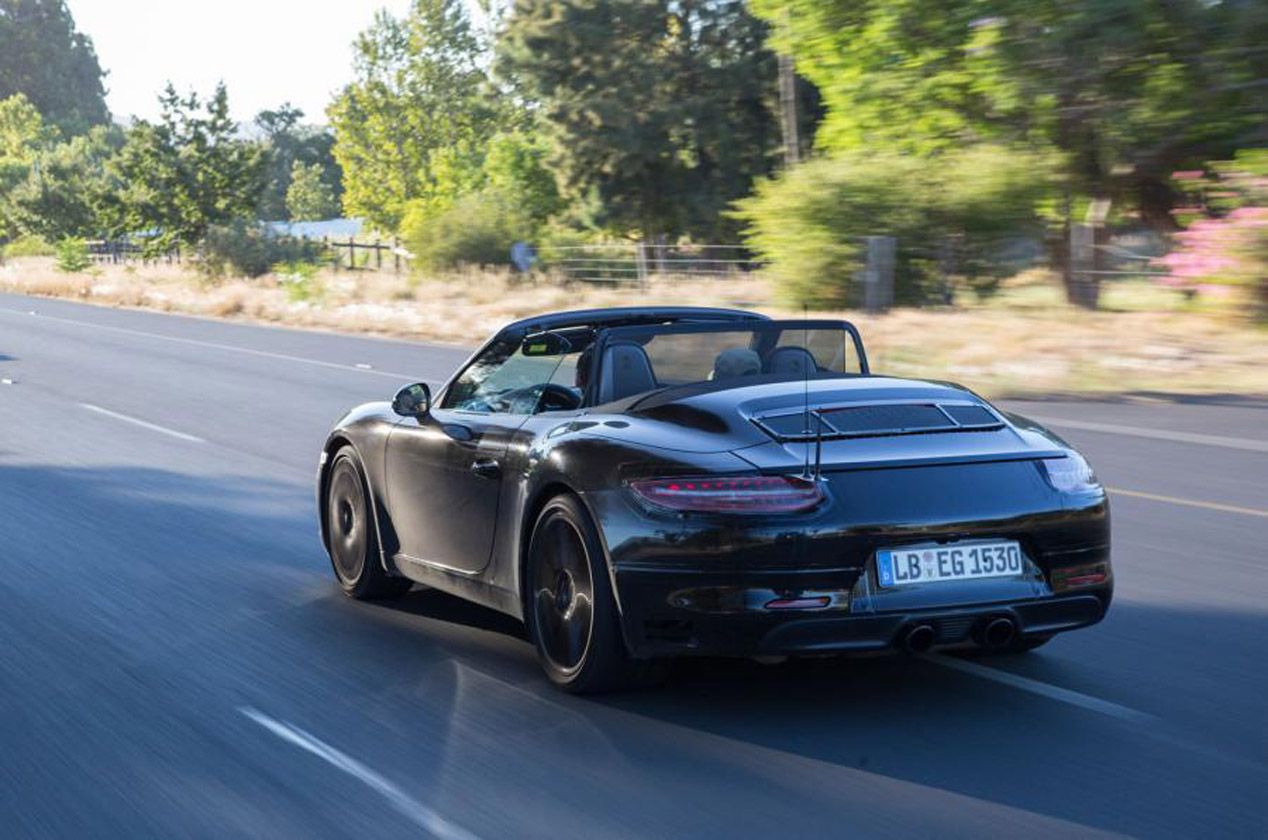 El actualizado Porsche 911, de camuflaje por Sudáfrica
