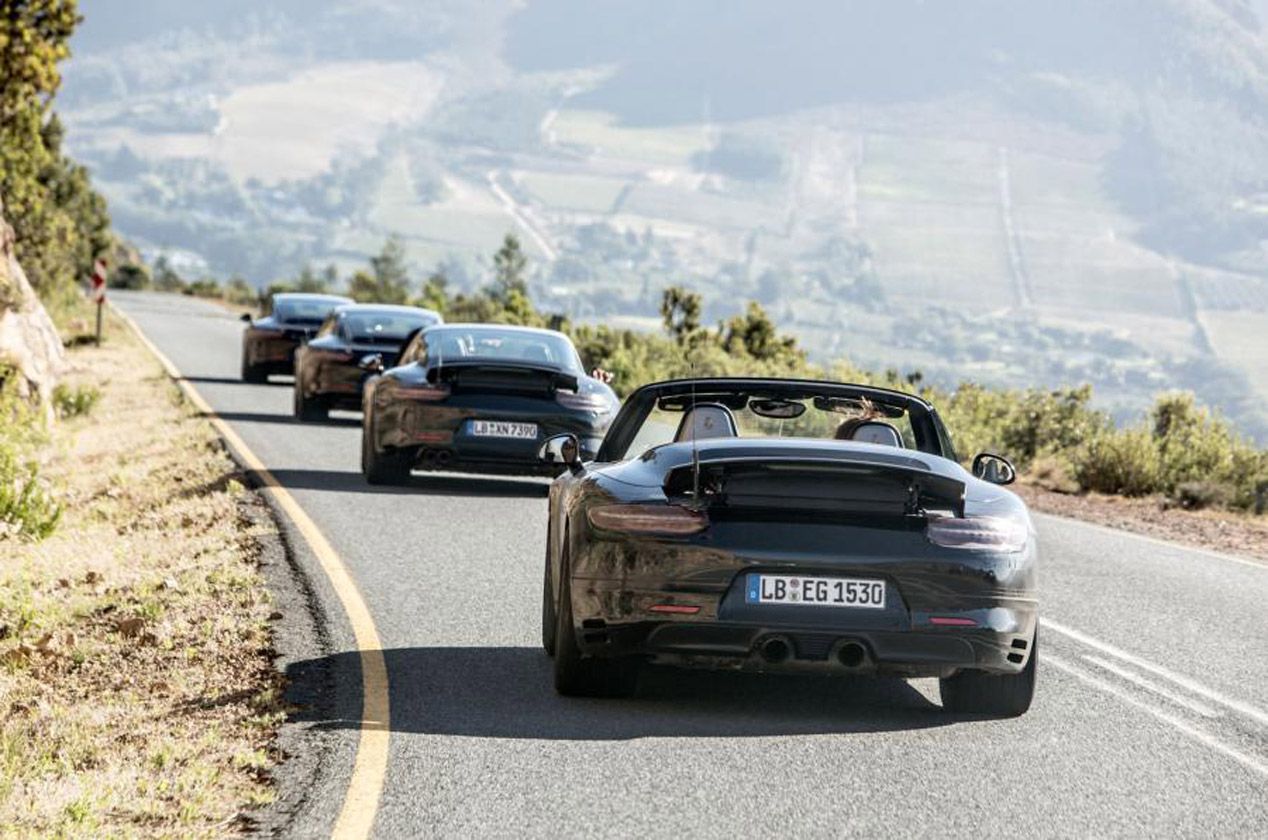 El actualizado Porsche 911, de camuflaje por Sudáfrica