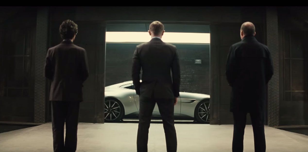 Los coches de Spectre, la última de James Bond, en acción