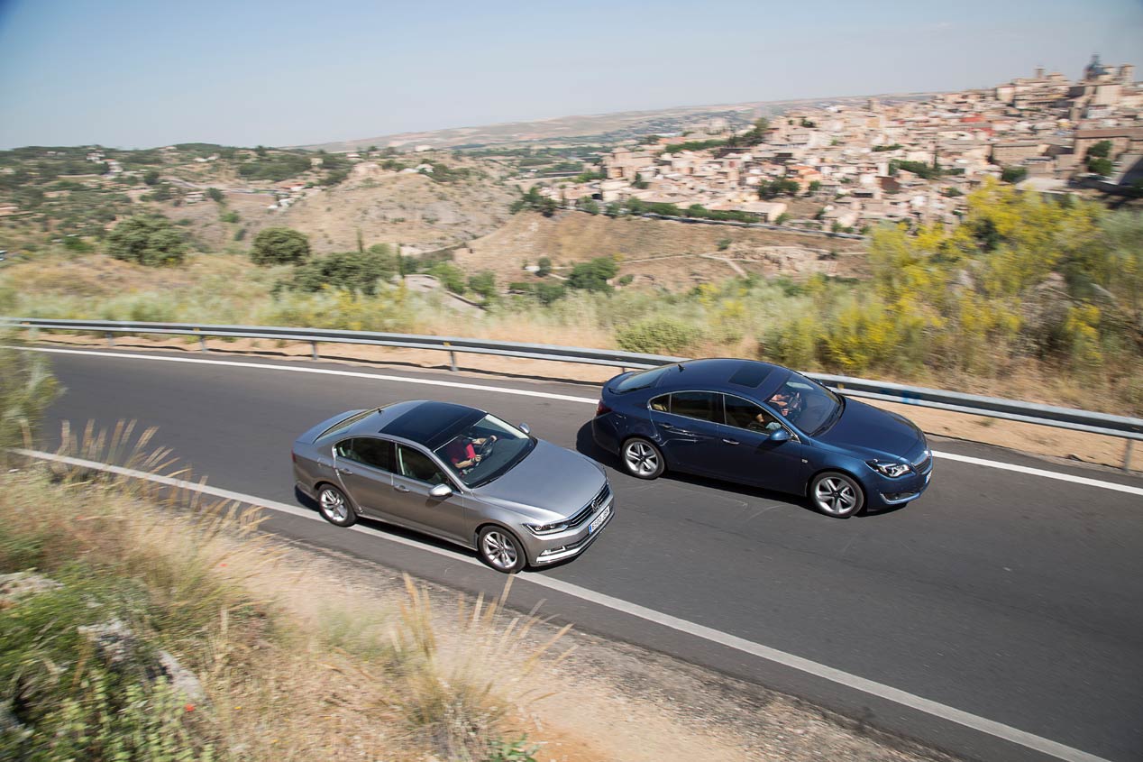 Comparativa: Opel Insignia 2.0 CDTi vs VW Passat 2.0 TDI DSG