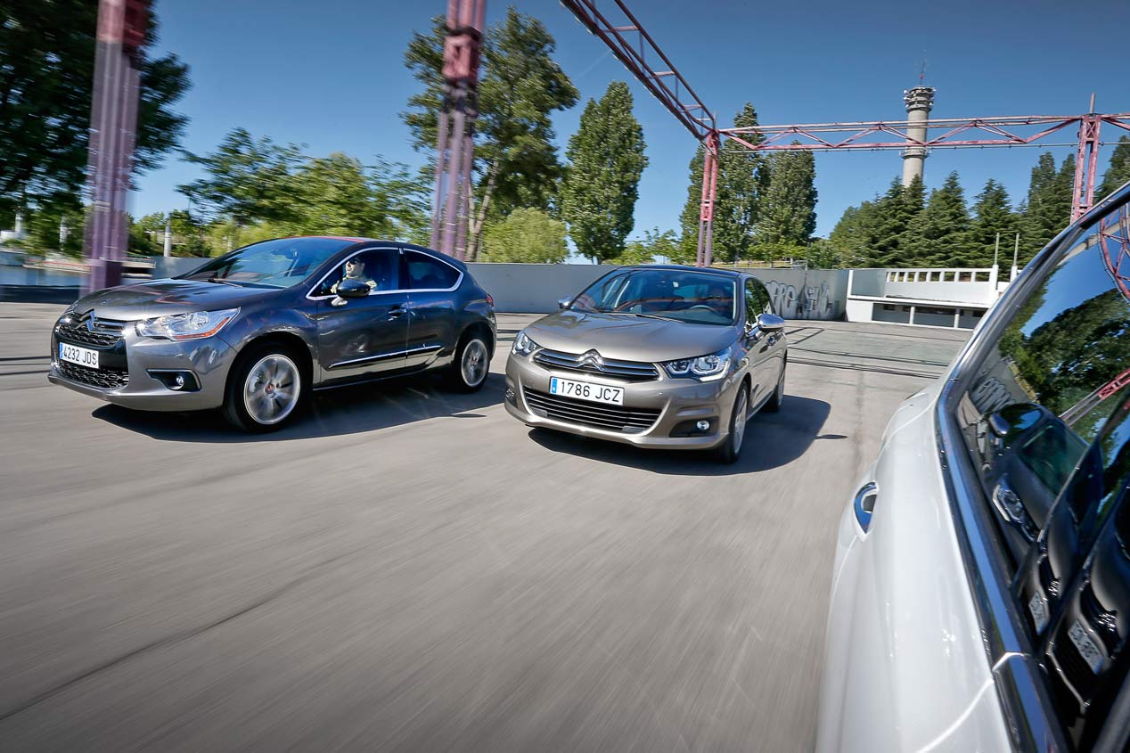 Citroën C4 1.6 BlueHDi contra DS 4 1.6 BlueHDi y Peugeot 308 1.6 BlueHDI
