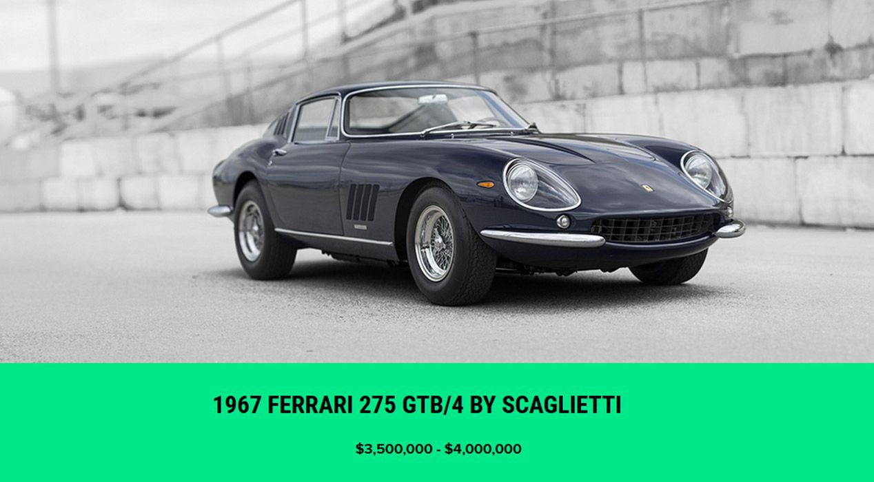 Todos los coches de la exclusiva subasta de RM Sotheby