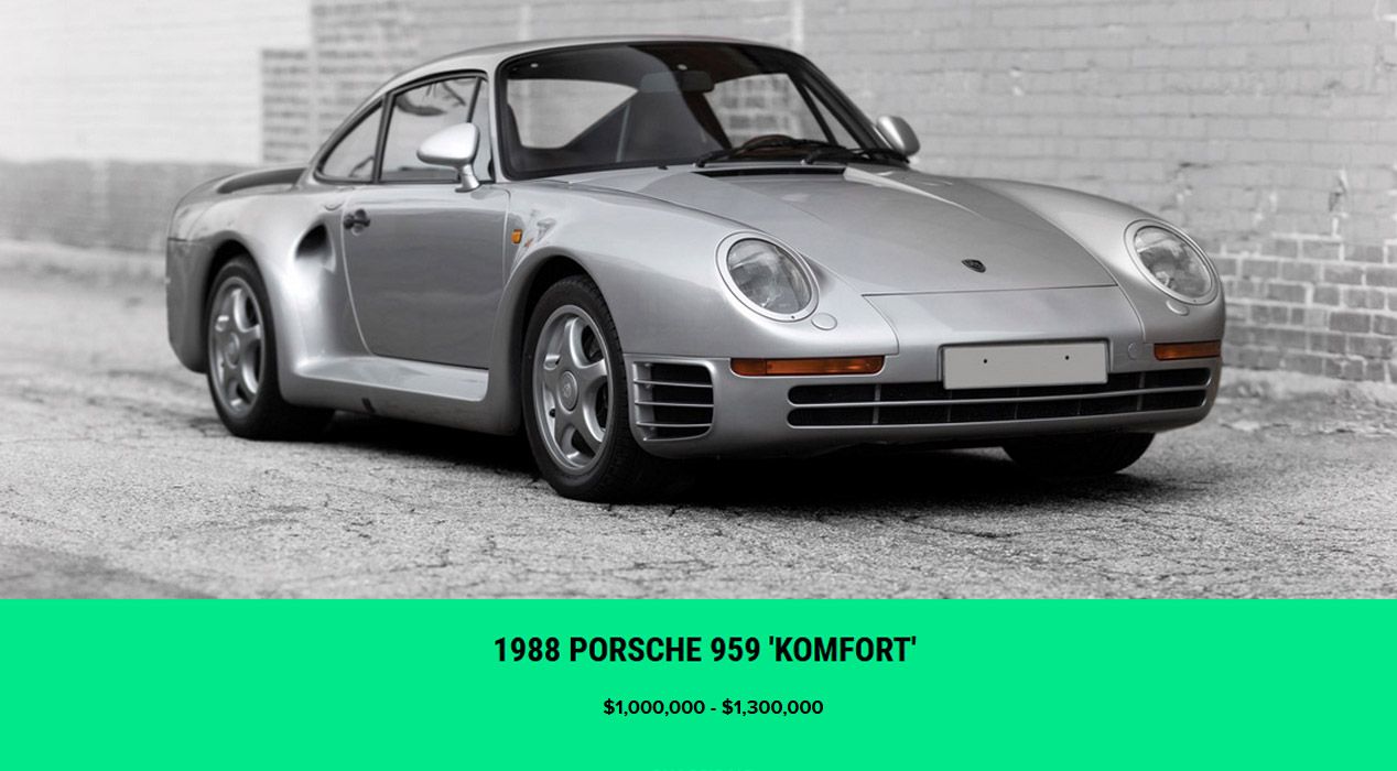 Todos los coches de la exclusiva subasta de RM Sotheby