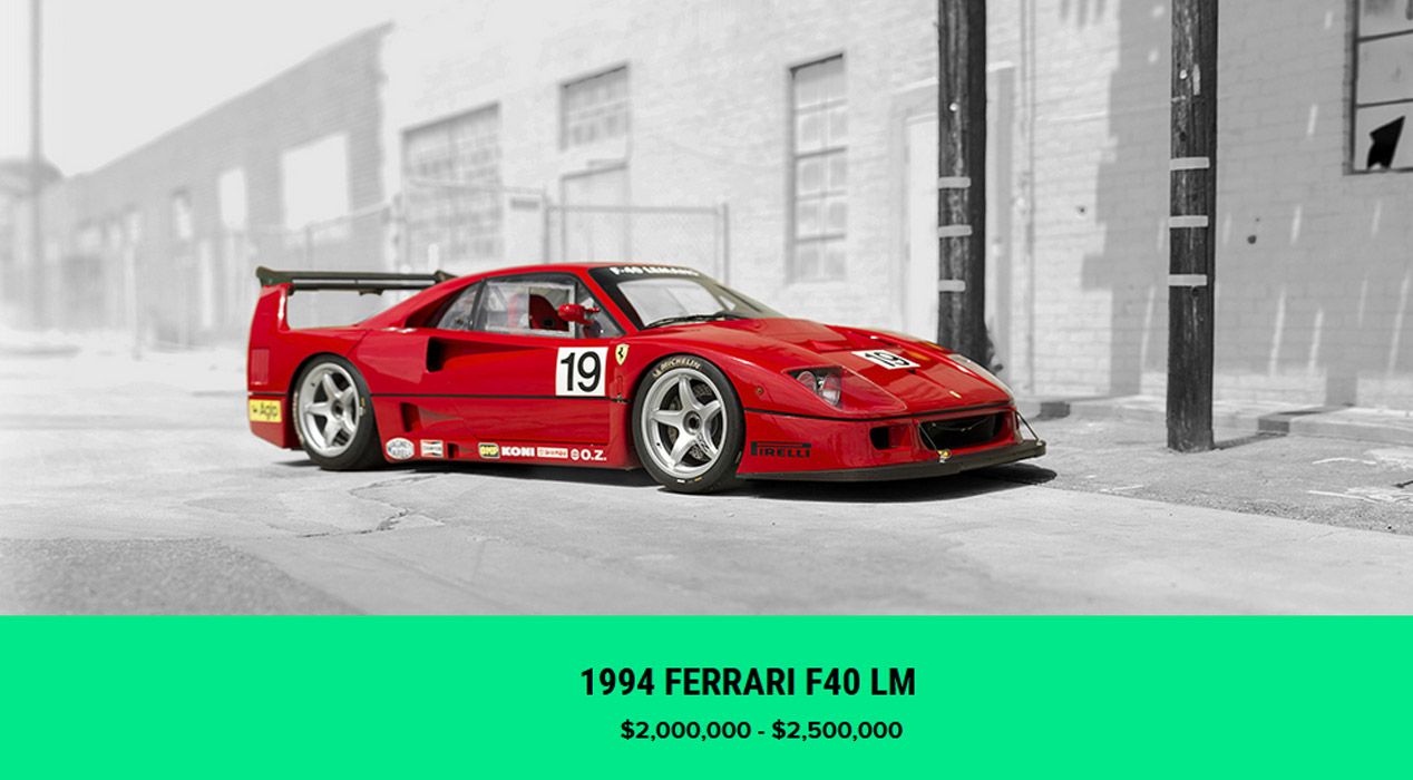 Todos los coches de la exclusiva subasta de RM Sotheby