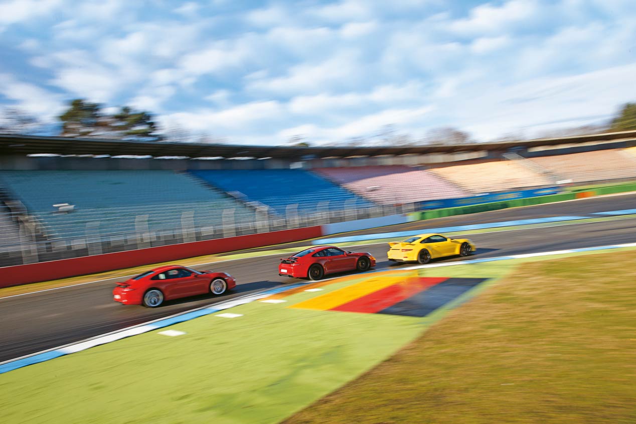 Comparativa: Porsche 911 Carrera S, 911 Carrera GTS y 911 GT3. ¿Cuál es el mejor?