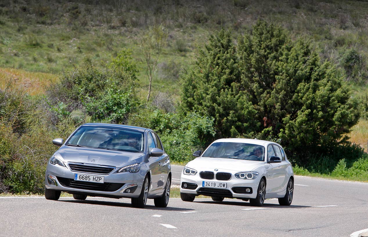Comparativa: BMW 116i frente a Peugeot 308 1.2 Puretech