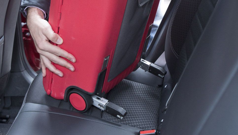 Fixeta, la maleta con Isofix para llevar en el habitáculo