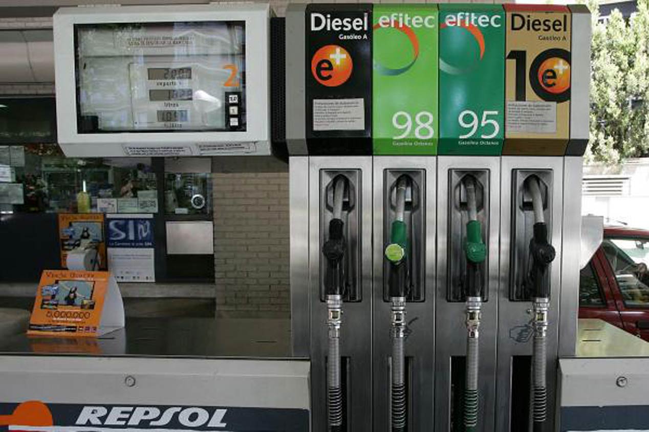 Evolución de los precios de los combustibles