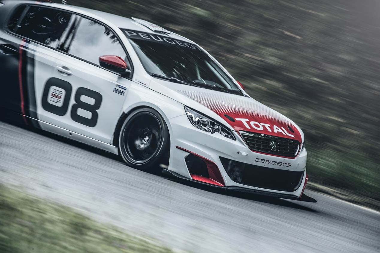 Peugeot 308 Racing Cup, de circuito