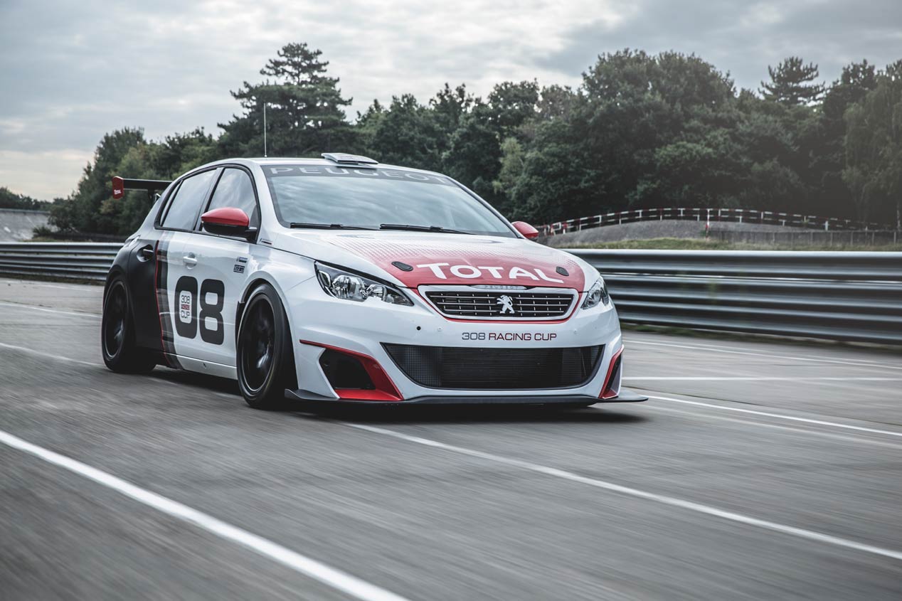Peugeot 308 Racing Cup, de circuito