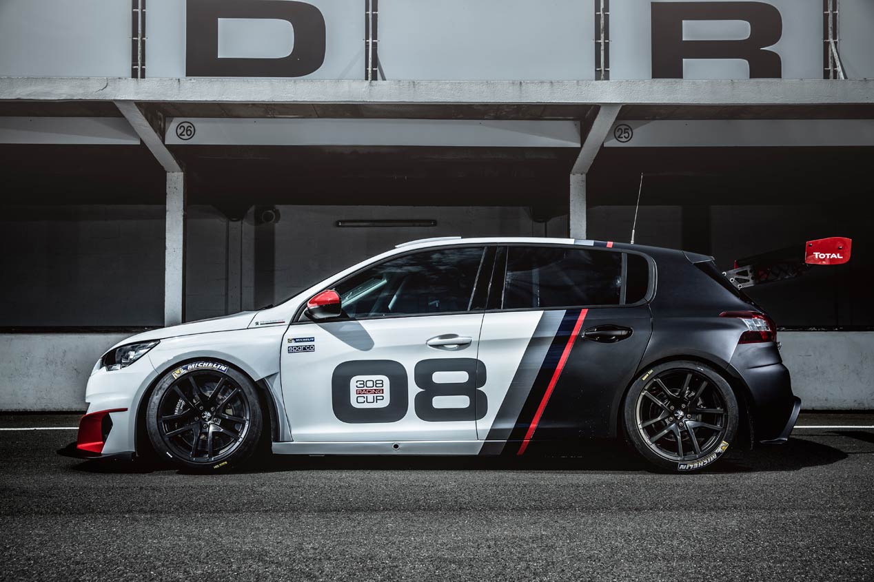 Peugeot 308 Racing Cup, de circuito