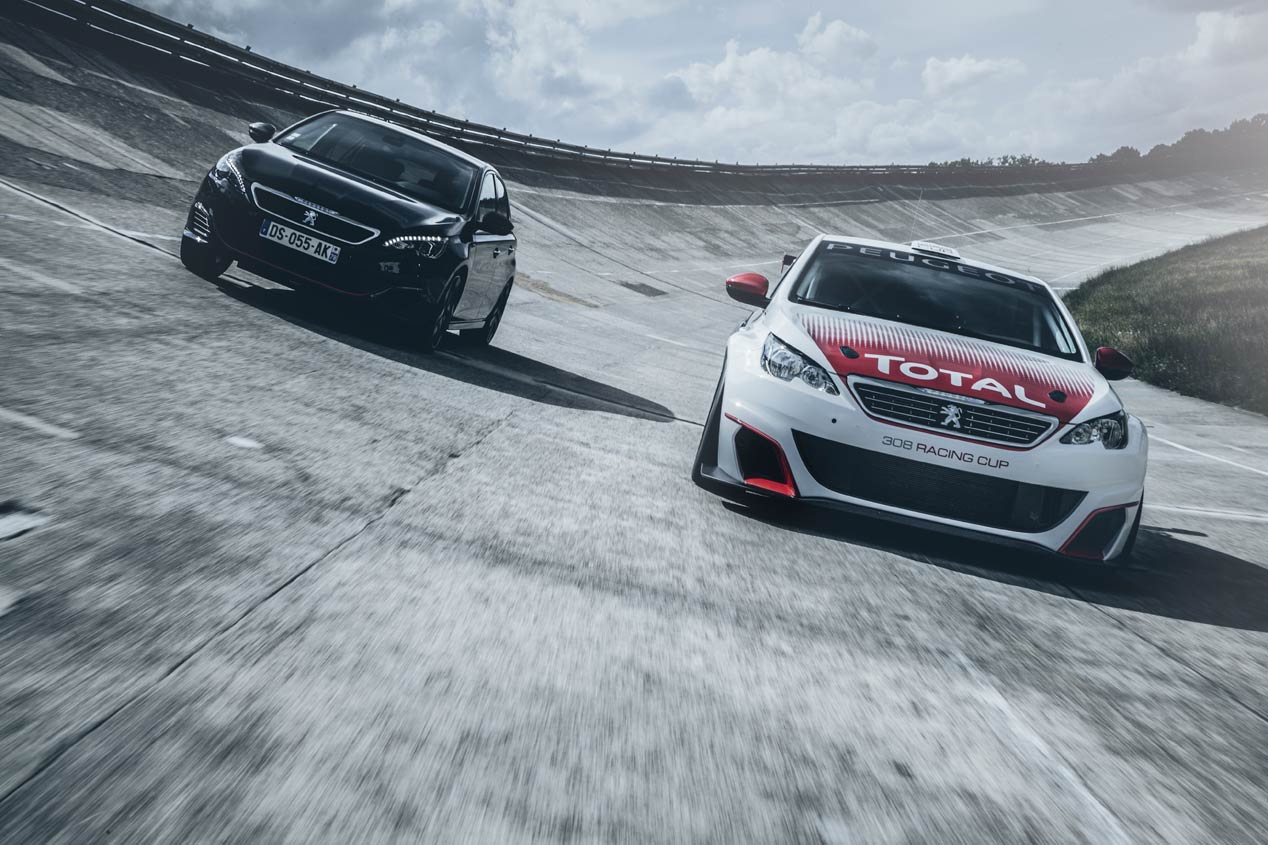 Peugeot 308 Racing Cup, de circuito