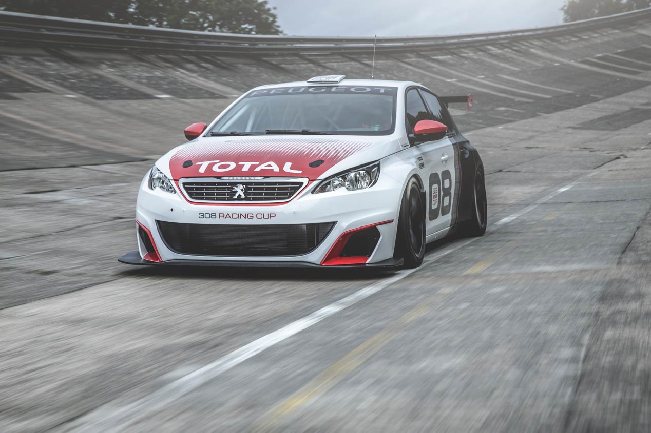Peugeot 308 Racing Cup, de circuito