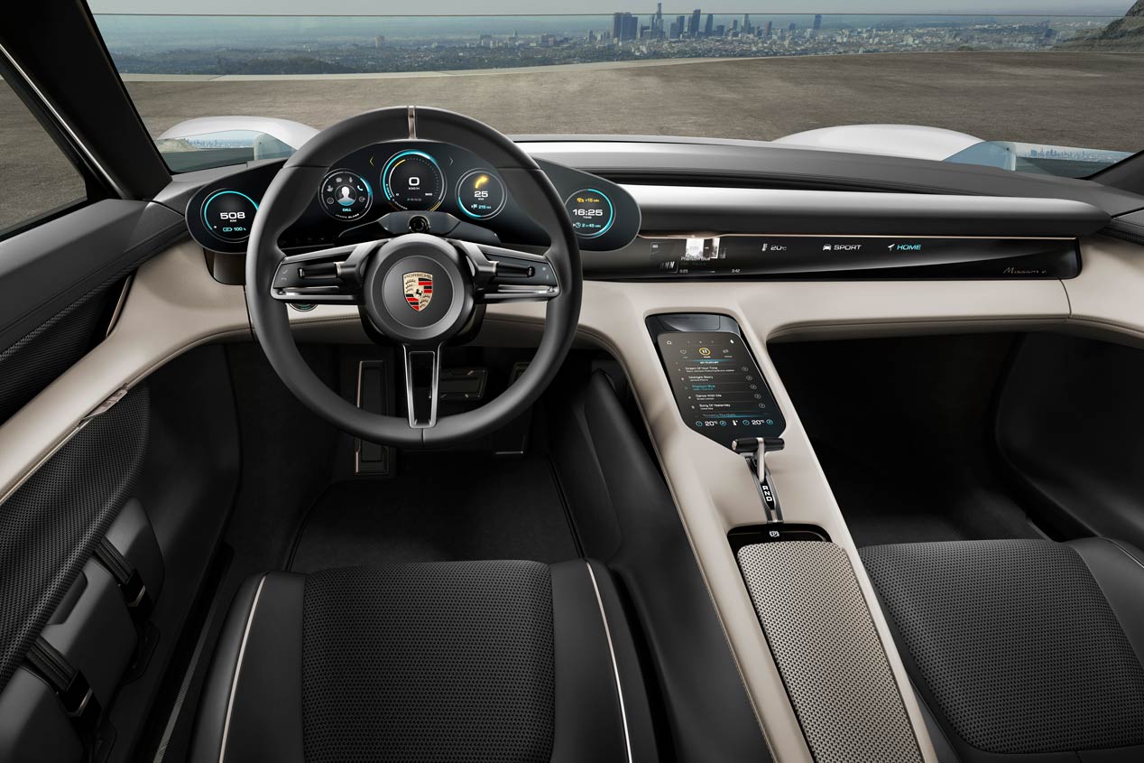 Porsche Mission E, súper misil eléctrico de 600 CV