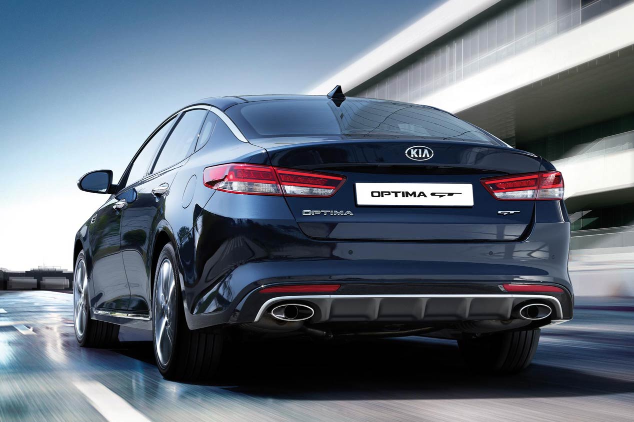 Kia Optima GT 2016, carácter deportivo