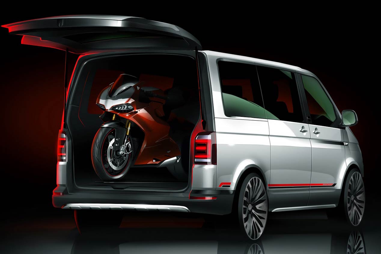 VW Multivan PanAmerican Concept, para llevar tu moto donde quieras